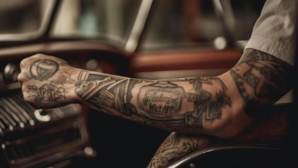 Tom's forearm tattoo